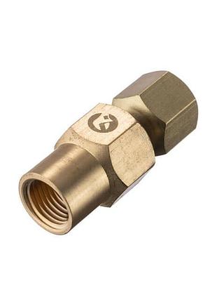Шарнир поворотный, внутренняя резьба 1/4"-1/4", латунь intertool pt-2209
