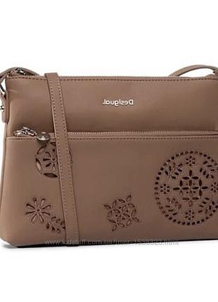 Desigual bolso 20saxpdf marron сумка жіноча
