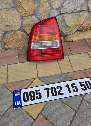 Задний фонарь стоп с платой левый opel astra g, опель 93241041
