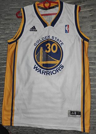 Спорт фірмова баскетбольна джерсі adidas golden state warriors із зображенням stephen curry під номером 30.м