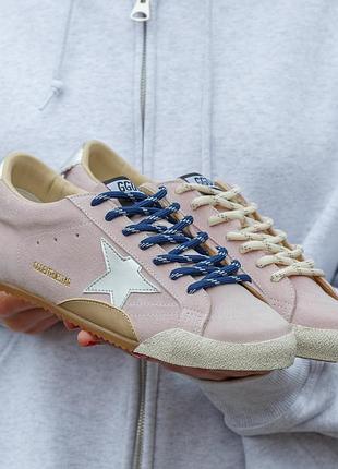 Женские кроссовки светлые легкие удобные трендовые golden goose