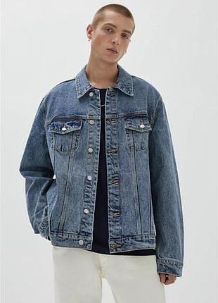 Нова чоловіча джинсова курточка pull&bear