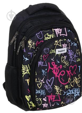 Рюкзак nota bene bombino graffiti black and color 16 л