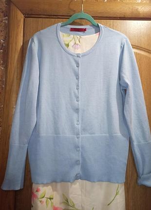 Качественный вискозный кардиган, xl-3xl,simonsen copenhagen.