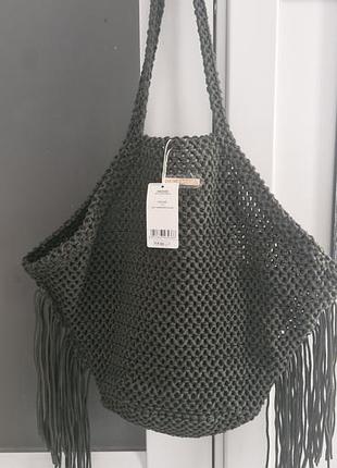 Сумка плетеная calzedonia, новая,