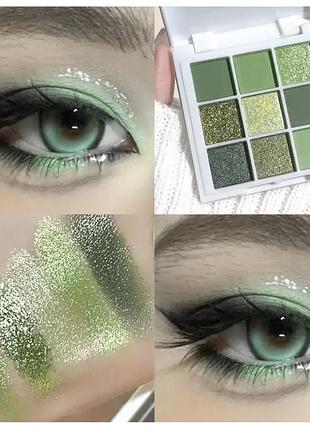 Палетка тіней "juju dream" (mint cream), 1 затест
