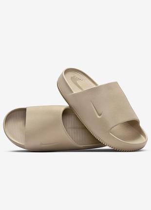 Оригінальні тапочки nike calm slide sandals khaki