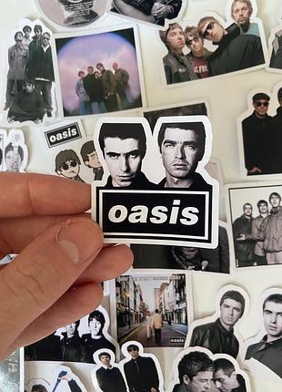 Наліпки/наклейки з гуртом «oasis»