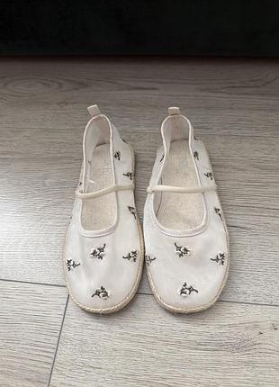Дитячі сітчасті балетки zara 28 розмір