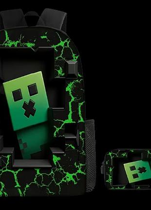 Набор из 2 предметов рюкзак пенал numberblocks майнкрафт minecraft 01