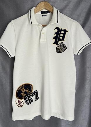 Чоловіче поло polo ralph lauren у стилі varsity