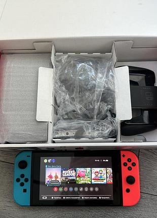 Nintendo switch v2 у повному комплекті + гарантія + чек