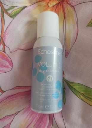 Сухой шампунь для объема волос echosline volume dry shampoo 100 мл, итальялия.