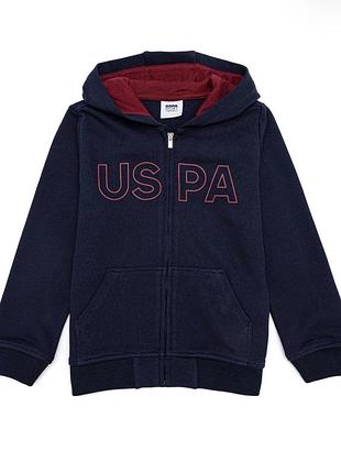 Толстовка , зіпка для хлопчика розмір 146-152 u.s. polo assn