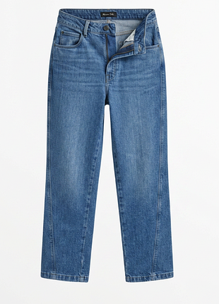 Джинсы на высокой посадке, massimo dutti, размер 34/xs