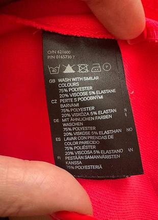 Платье красное мини h&m 5
