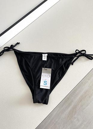 Новые плавки primark xs / s, трусы, низ купальника, черные, базовые, минималистичные, женские