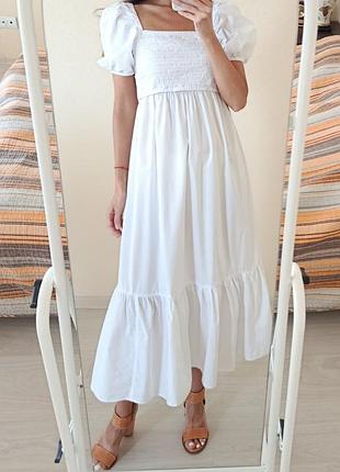 Белое платье для беременных h&amp;m
