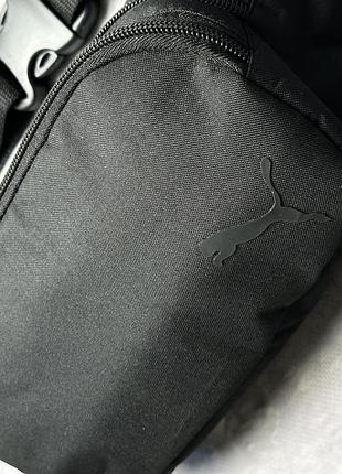Мужская бананка черная puma, сумка через плечо спорт пума 3