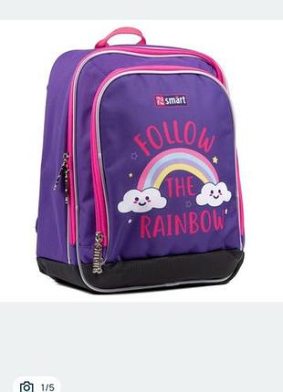 Рюкзак шкільний yes smart h-55 follow the rainbow