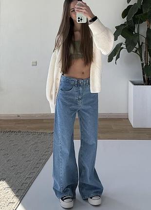 Широкі джинси baggy блакитні