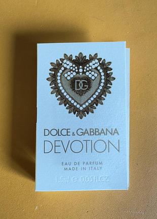 Dolce & gabbana devotion – парфумована вода для жінок (пробник)
