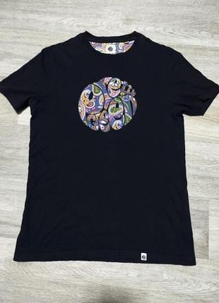 Мужская футболка pretty green с принтом , размер м , 100% хлопок .