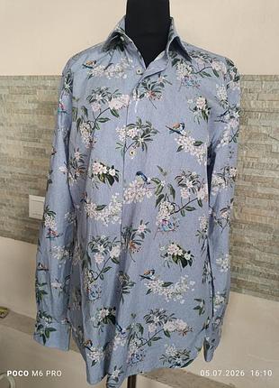 Рубашка мужская , british indigo, 40