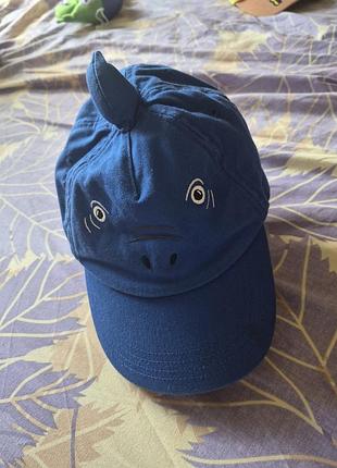 Бейсболка joules hats glare shark синего цвета