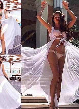 Пляжне парео сукня накидка