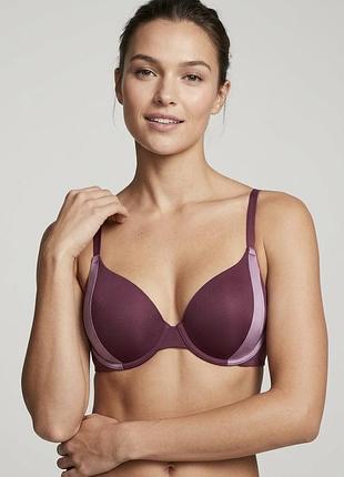 Бюстгальтер бра victoria’s secret very sexy lightly lined plunge bra без pus-up на чашку 70е