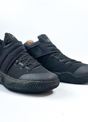 Кросівки nike kyrie 2 id "triple black splatter" eur42uk7.5 26.5см