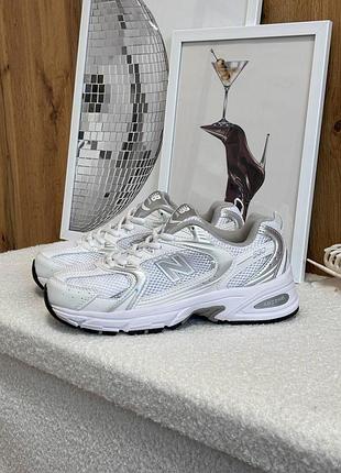 New balance 530 silver white
