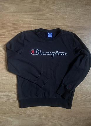 Champion чорний світшот 2