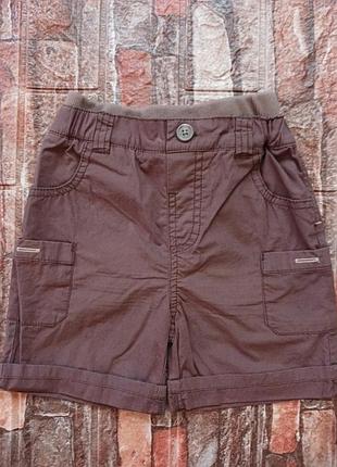 Шорты для мальчика коричневые la redoute