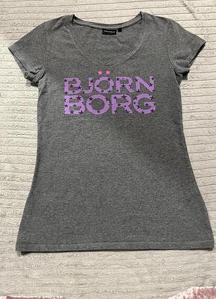 Сіра вінтажна футболка. björn borg.