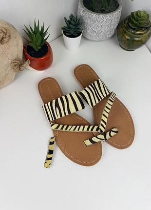 Шльопки шкіра натуральни ворс