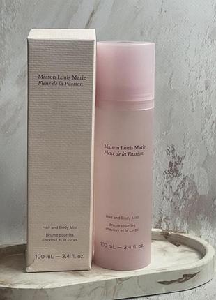 Парфумований спрей для тіла та волосся maison louis marie fleur de la passion