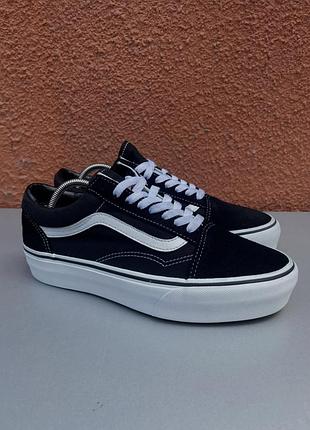 Оригінальні культові кеди vans old scool 39 розмір 25 см чорного кольору