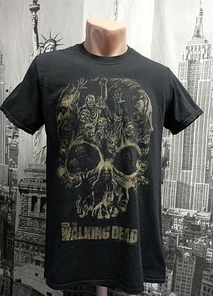 Футболка the walking dead (ходячі мерці)-dead skull zombie.