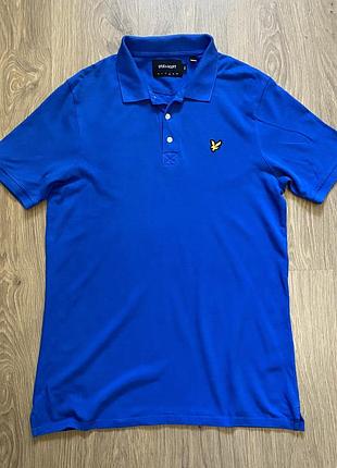 Лайлі скот lyle & scott поло футболка синя