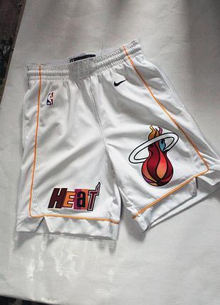 Оригинальные баскетбольные шорты nike nba miami heat basketball shorts (city edition / special release)