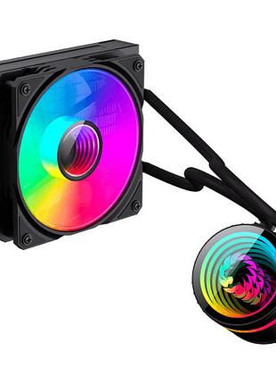 Процесорна система водяного охолодження gamemax iceburg 120 infinity 180w, чорна