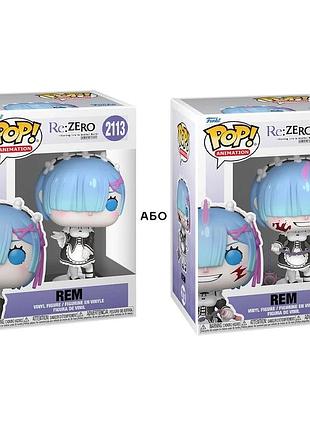 Ігрова фігурка funko pop! серії "re:zero" - рем (w/ch)