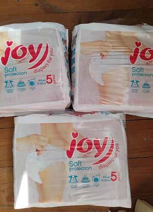 Подгузники джой joy soft protection 5 размер