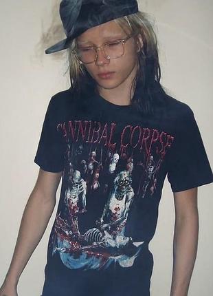 Cannibal corpse black tee erd balenciaga opium viperr punk grunge archive vintage nettspend
