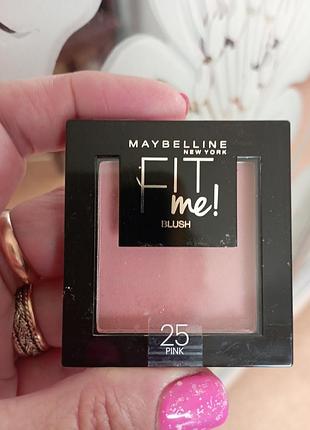 Maybelline рум'яна тон 25