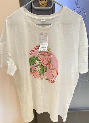 Футболка жіноча oversize, нова з біркою
