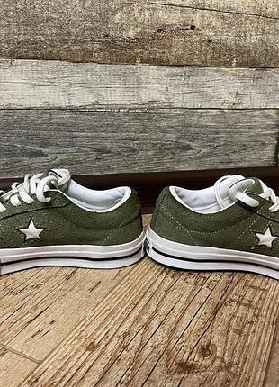 Зелені кеди converse all star 3