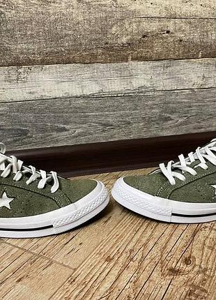 Зелені кеди converse all star 4